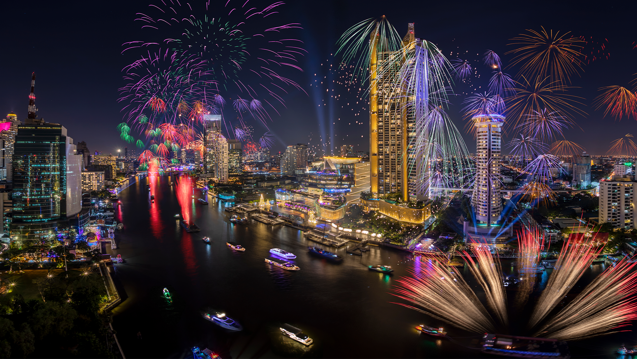 countdown 2025_Khana Yacht Charter บริการเหมาลำแม่น้ำเจ้าพระยา